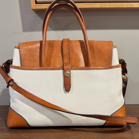 Dooney & Bourke Elisa Pebble Leather Satchel - Picture 5 of 8